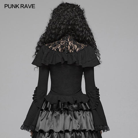 Lolita Lace Turtleneck Long Sleeve T-shirt