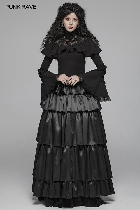 Lolita Lace Turtleneck Long Sleeve T-shirt