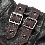 Steam Punk Long Sleeve PU Leather Short Jacket