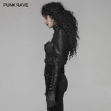 Steam Punk Long Sleeve PU Leather Short Jacket