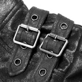 Steam Punk Long Sleeve PU Leather Short Jacket