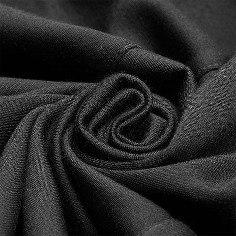 Dark Punk Halter Neck Short Dress