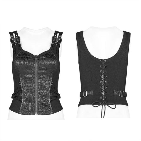 Steampunk Jacquard Waistcoat