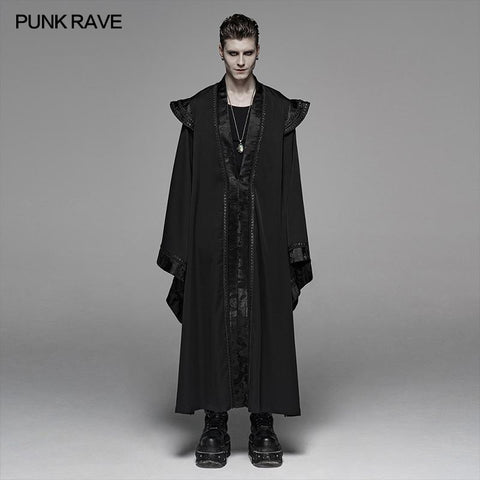 Men Auntumn&amp;Winter Loose Long Gown Jacket
