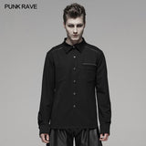 PUNK Light Metal Zipper Shirt