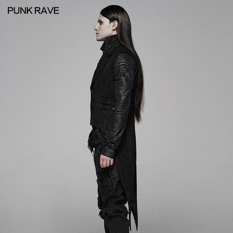 Gothic Floral Swallow-tailed Waistcoat