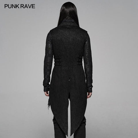 Gothic Floral Swallow-tailed Waistcoat