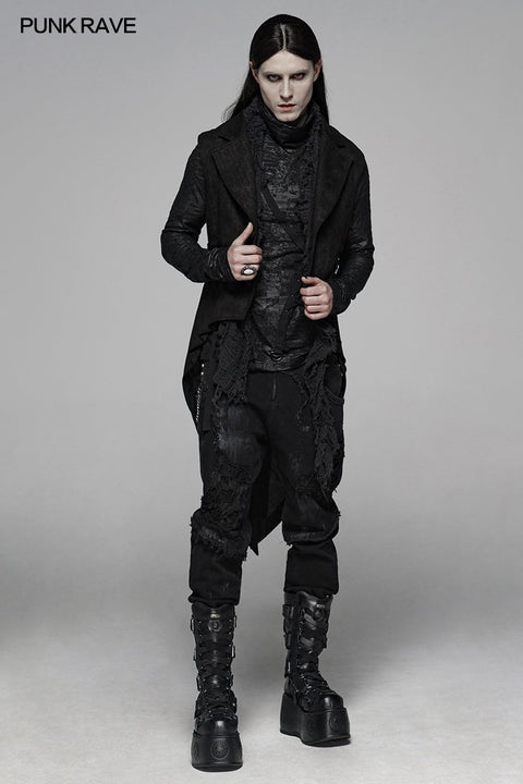 Gothic Floral Swallow-tailed Waistcoat