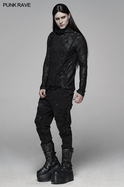 Dark Punk Turtleneck T-shirt