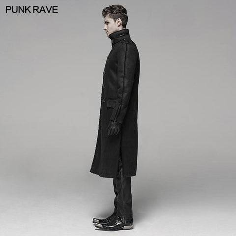 Military Style Medium Length Coat