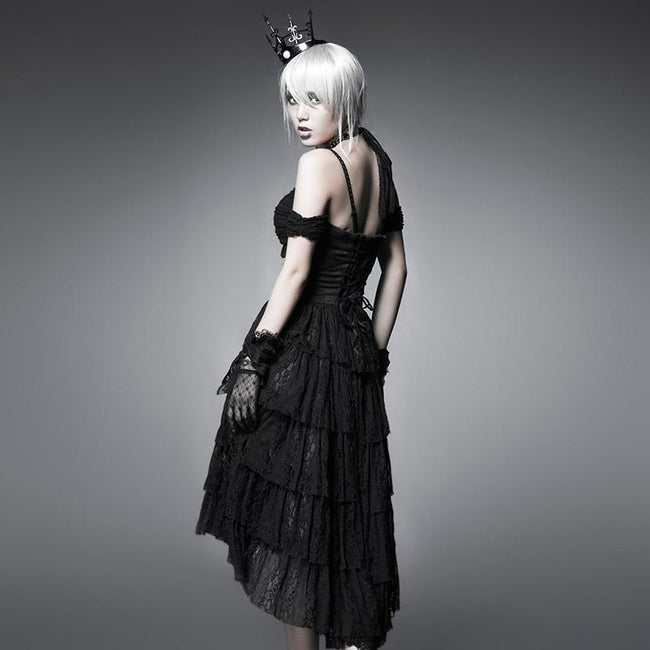 Unique Design Decadent Black Rock Gothic Dresses