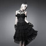 Unique Design Decadent Black Rock Gothic Dresses
