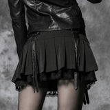 Elegant Sexy Short Tight Mini Gothic Skirt