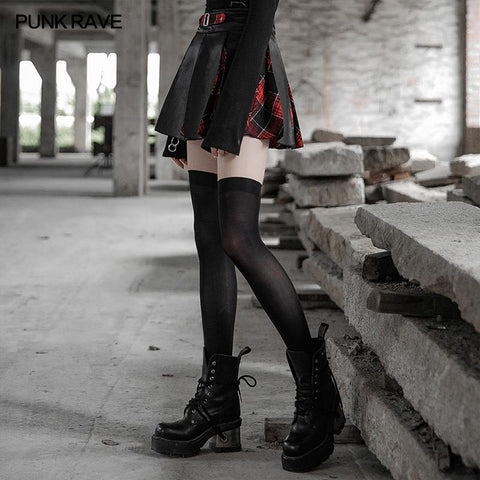 Multi-piece stitching half skirt