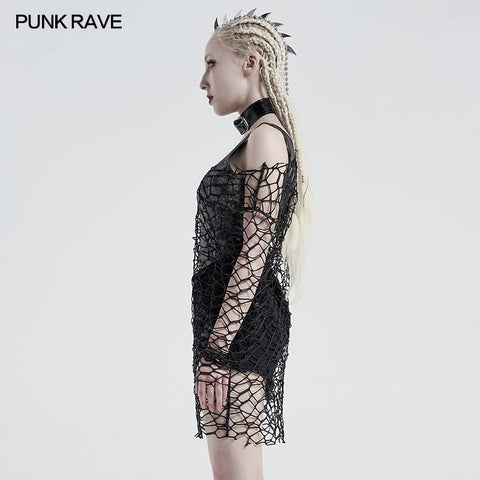 Punk daily big mesh T-shirt