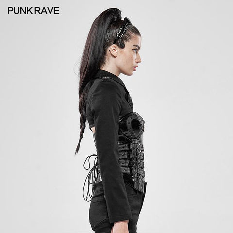 Military Ultra Short Long Sleeve Coat