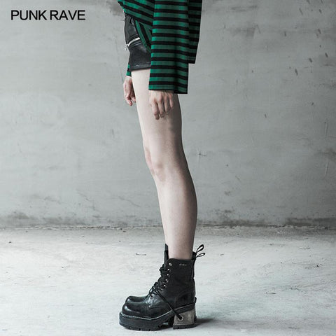 Locomotive Handsome PU leather Shorts