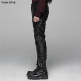 Punk Elastic PU Leather Pants