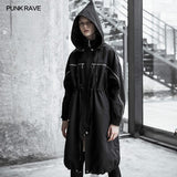 Wizard Hat Drawstring Loose Long Windbreaker