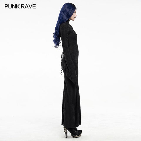 2020 Gothic jacquard knit dress