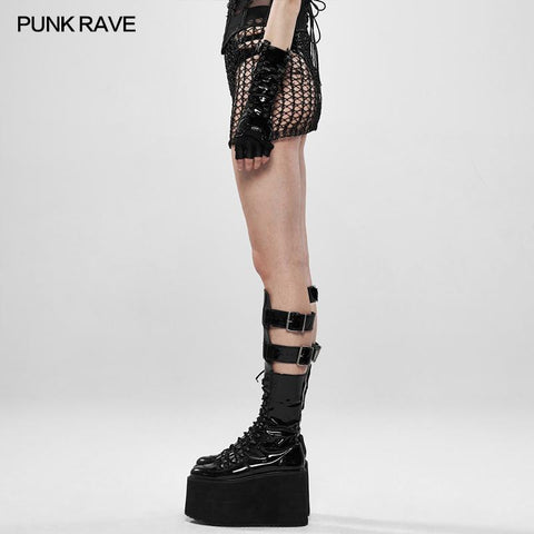 Cyber Tech Sexy Hollow-out Skirt