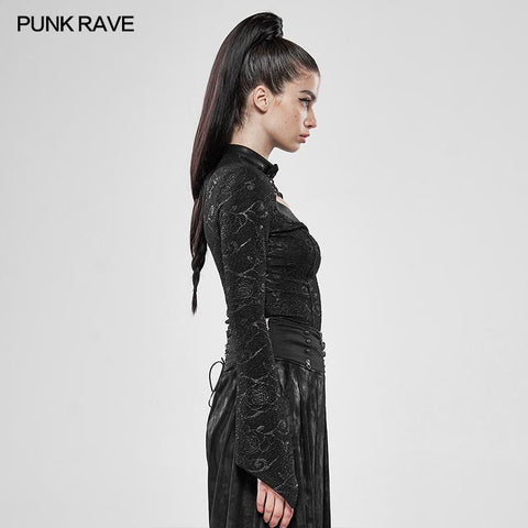Steampunk Wild Assassin Trumpet Sleeve T-Shirt