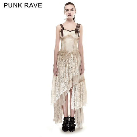 Black Elastic Mesh Stretchy Sexy Slit Long Prom Gown Evening Punk Dress