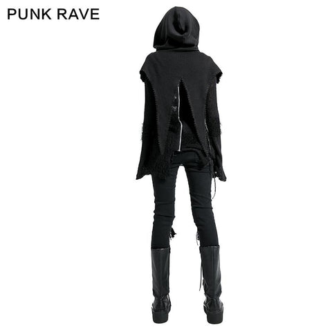 Fashion Ladies Knitted Black Wool Hood Accessories