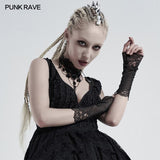 Goth daily lace gloves