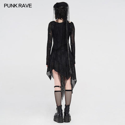 Dark Snakescale Shadow Flower Dress