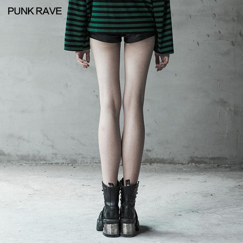 Locomotive Handsome PU leather Shorts