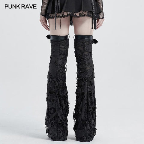 Punk decadent shabby Leg sleeve