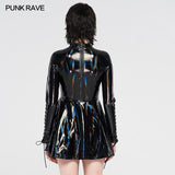 Punk Glitzy Sexy Short Dress