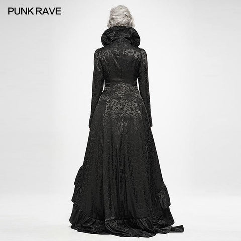 Gothic Witch's Wedding Dress Long Coat