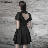 Back love hollow dress