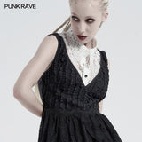 Gothic independent lace collar