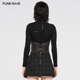 Metal heavy punk halter vest