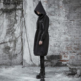 Wizard Hat Drawstring Loose Long Windbreaker