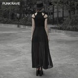 Embroidered mid-length dress