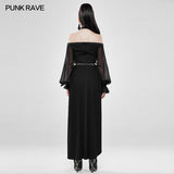 Dark Night Jumpsuit with Detachable Long Skirt