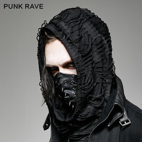 Punk Rivet Face Sexy Leather Mask Accessories