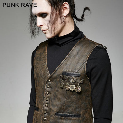 Antique Brass Metal Military Uniform Medal Accessories