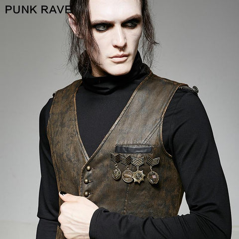 Antique Brass Metal Military Uniform Medal Accessories