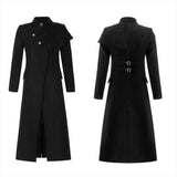 Military uniform Woolen Long Coat