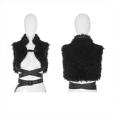 Punk Short Stand Collar Waistcoat