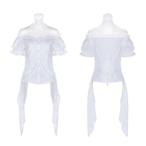 Lolita Broken-winged Black Angel Short Sleeve Shirt