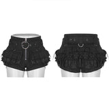 Steampunk viper stonewashing shorts