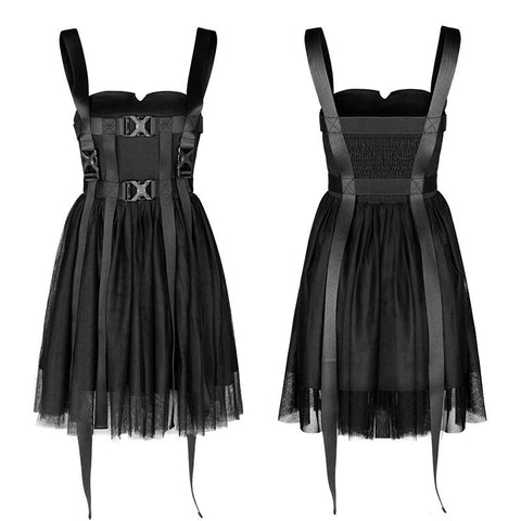 "Diablo War-hee" series multiple belt loops Cyber dress