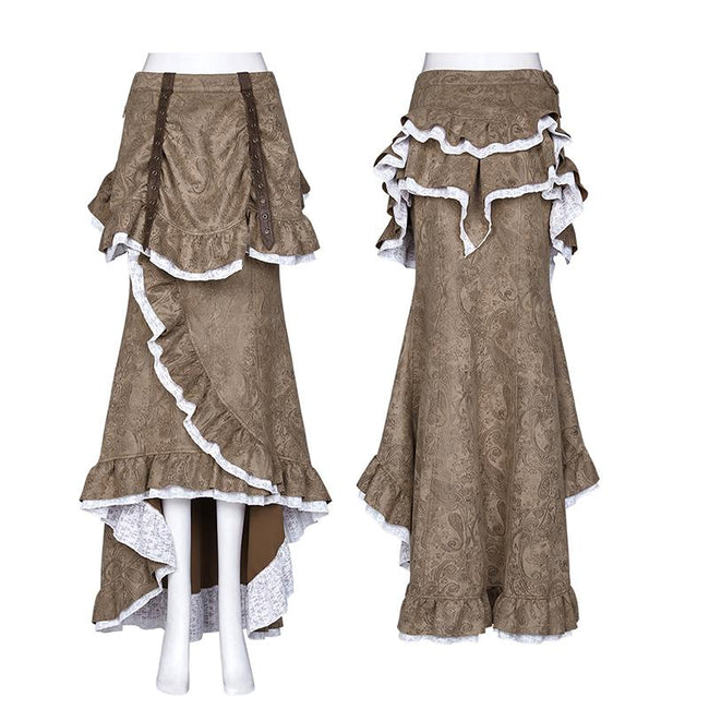Steampunk Gorgeous Noble Fishtail Skirt