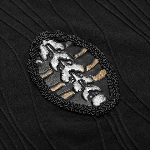 Darkness magic irregular knit dress